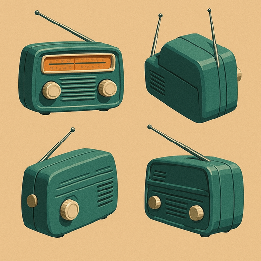 Retro Radio Wallpaper for PC - Vintage Desktop Background