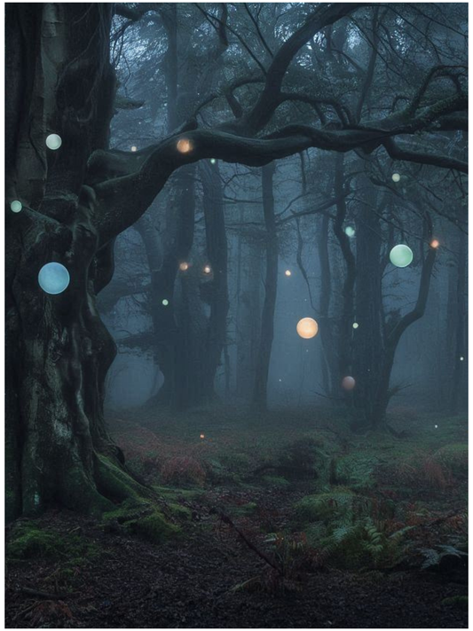Hoia Baciu Forest Printable Poster - Paranormal Art