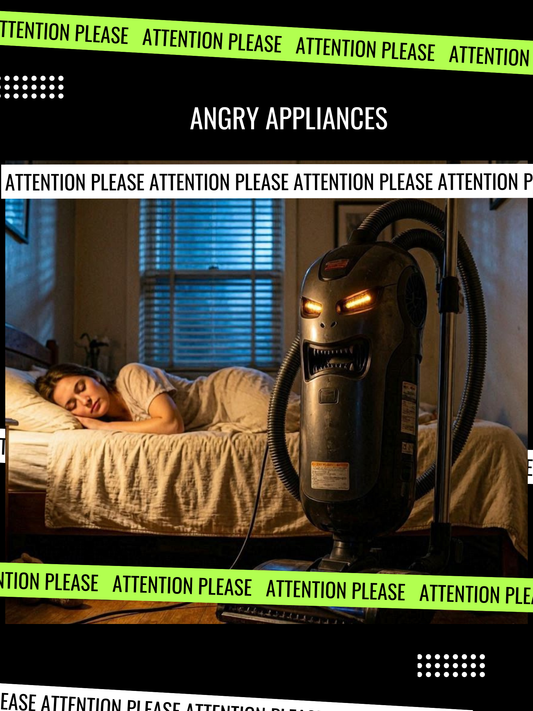 Angry Appliances Printable Poster - Cursed Paper Company
