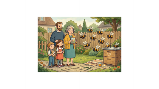 Bee Superstition Desktop Wallpaper - Cursed Paper Company