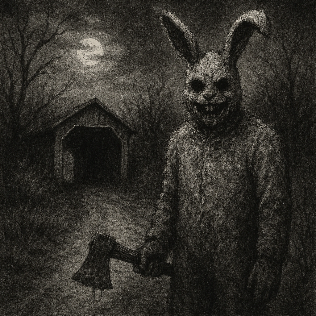 Bunnyman Wallpaper for Desktop and PC - Dark Horror Aesthetic