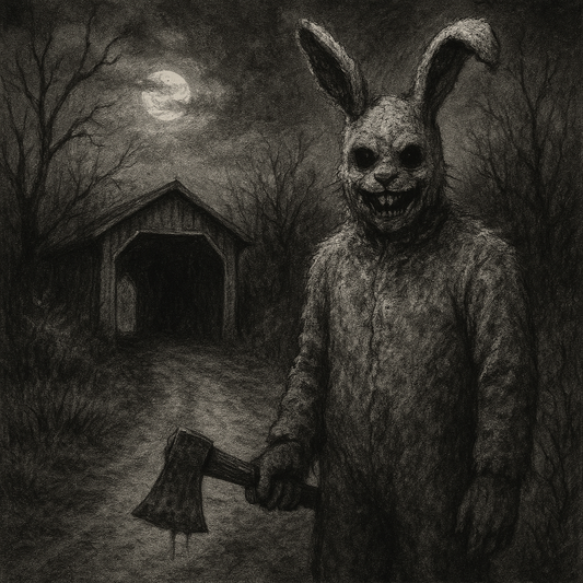 Bunnyman Wallpaper for Desktop and PC - Dark Horror Aesthetic