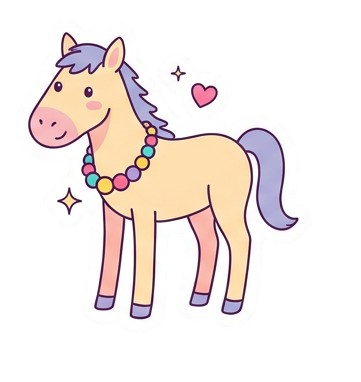 Digital Horse sticker pack